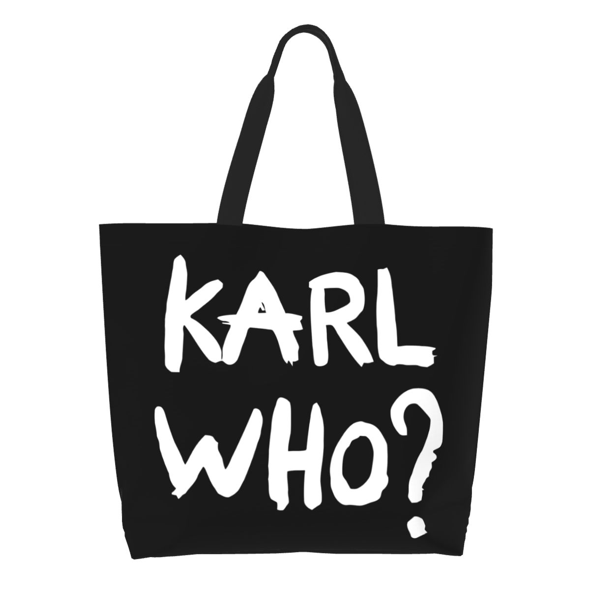 Women'S Karl Bags - Aangepaste Kawaii Karl Who slogan boodschappentassen