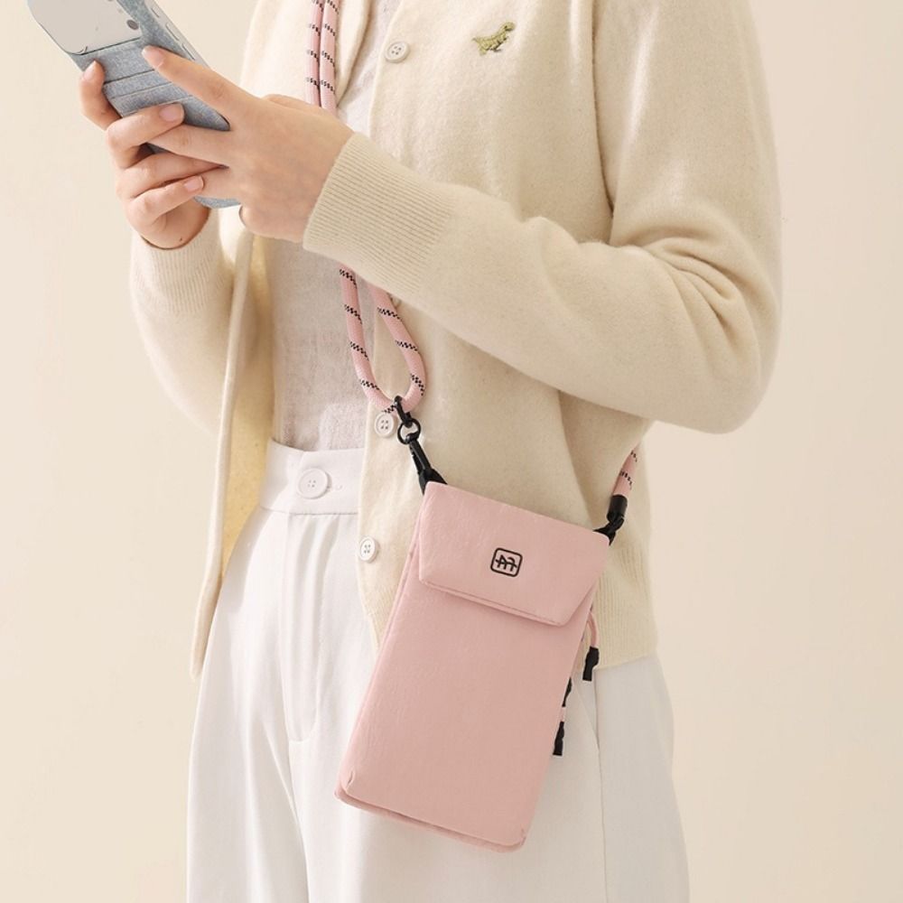 Phone Bag Crossbody - Mode nylon mobiele telefoontas Lichtgewicht verticale