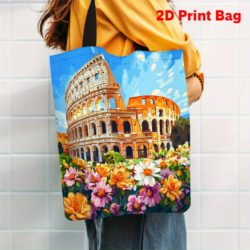 Women Bags Rome - 1pc bedrukte draagtas met het Colosseum
