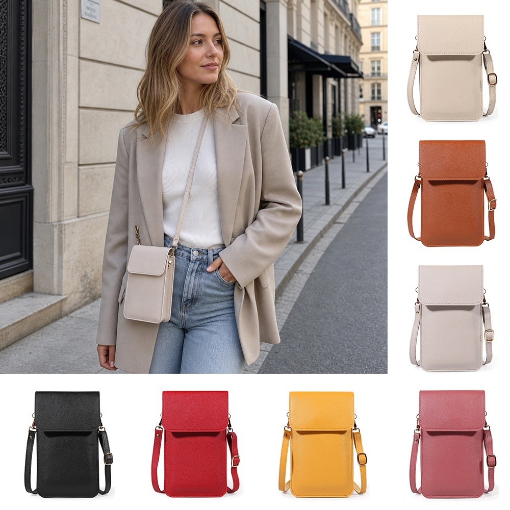 Women Bags Aldo - PU lederen telefoontas met touchscreen, ritssluiting,