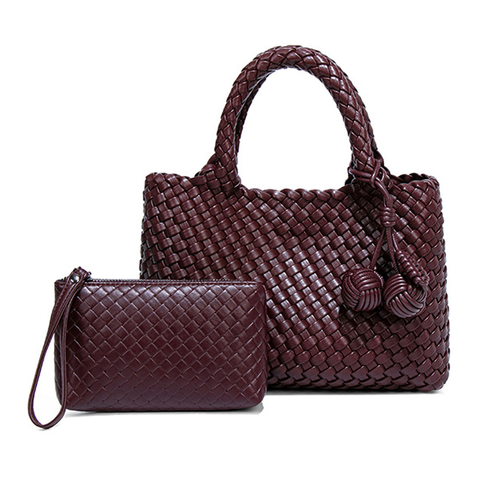 Women Bags Aldo - Geweven shopper tas Modieuze handtas met