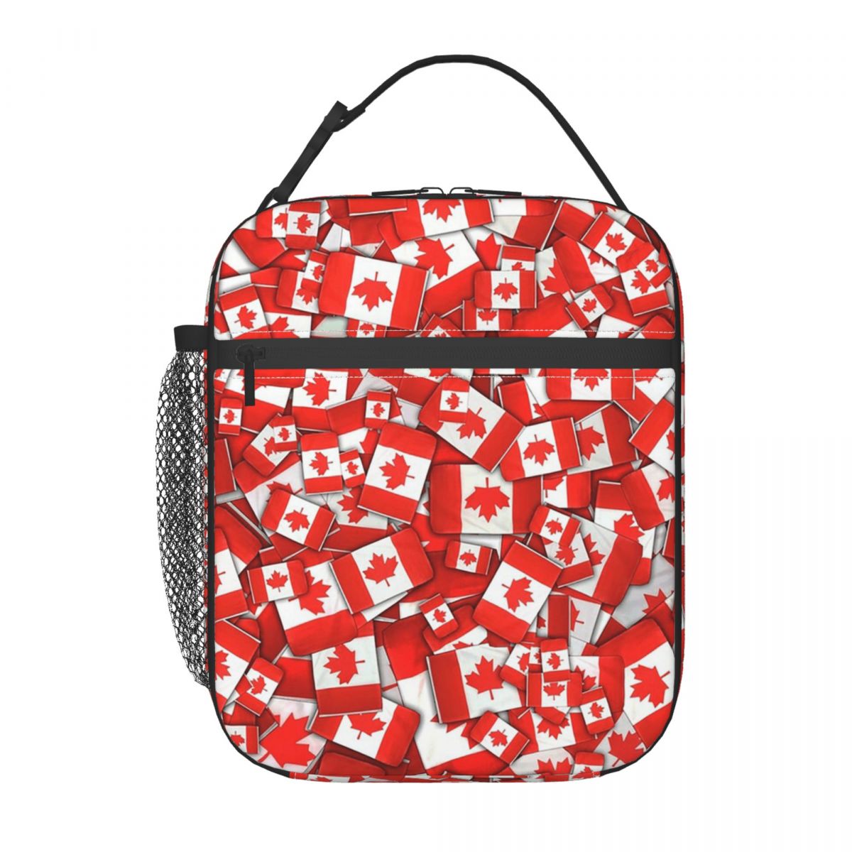 Women Bags Canada - Geïsoleerde lunchtas met Canadese vlagpatroon voor