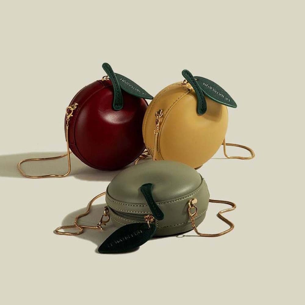 Women Bags Aldo - Portemonnee met fruitvormige kettingtas Effen kleur