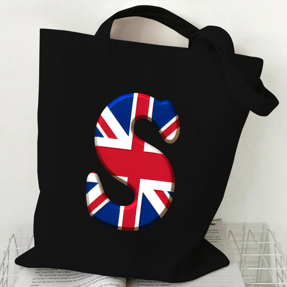 Women Bags In Uk - A-Z 26-letter canvas draagtas voor dames