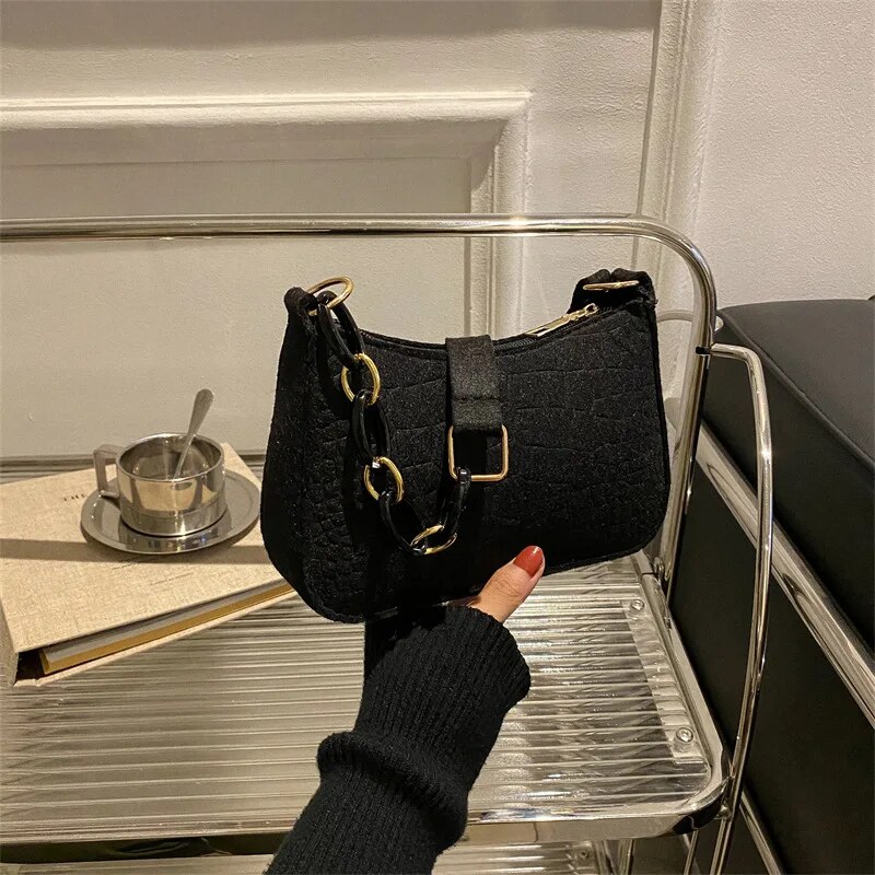 Women Bags Aldo - Lady Vilt Oksel Ontwerp Luxe Tote