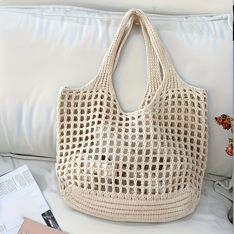 1pc gehaakte mesh draagtas, ad - Crochet Market Bag recensie en prijs