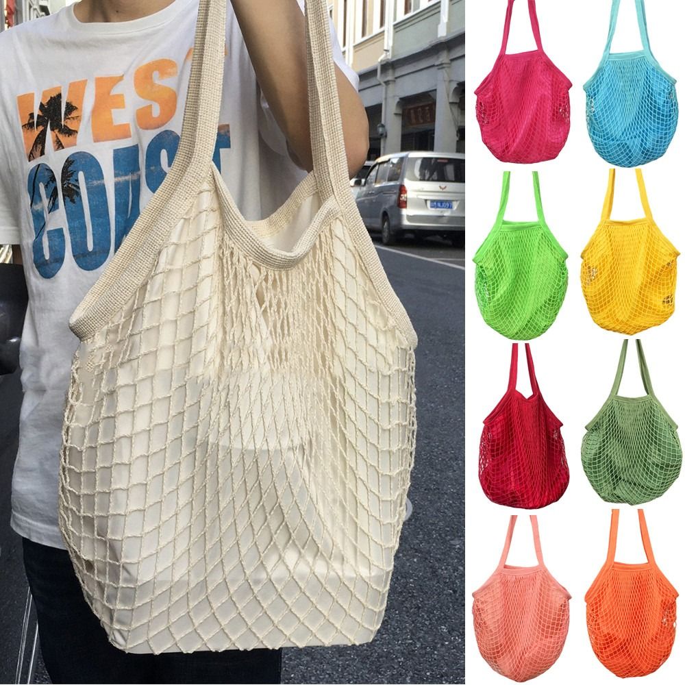 Duurzame katoenen boodschappen - Crochet Market Bag recensie en prijs