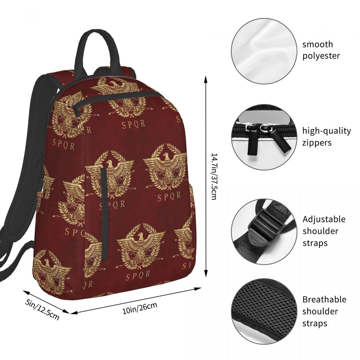 Rome SPQR Romeinse rugzak Dagr - Women Bags Rome recensie en prijs
