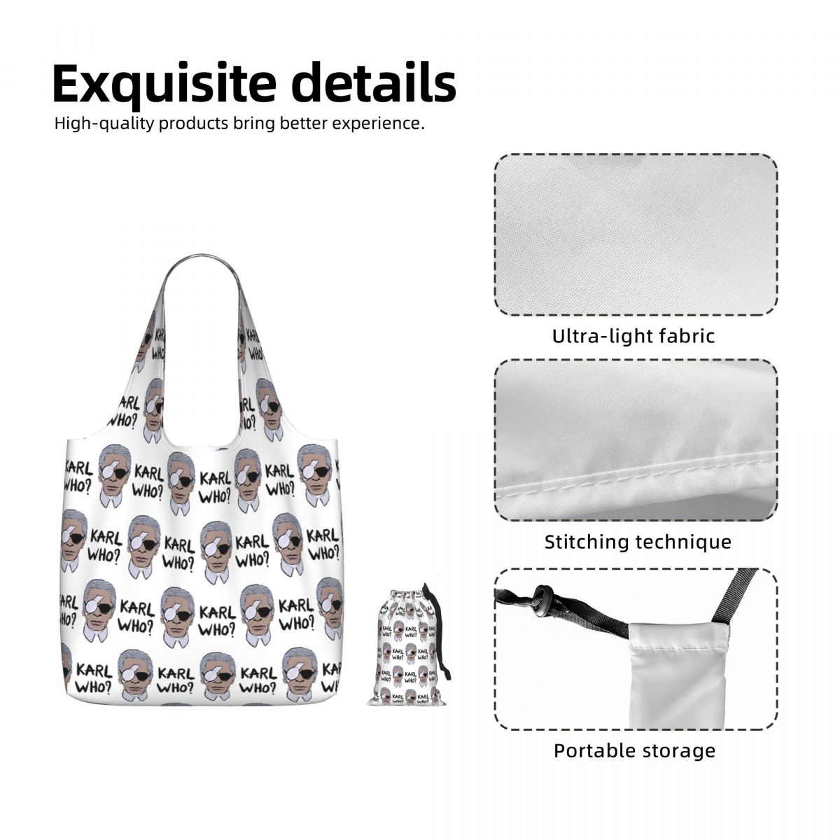 Karl Who Shopping Tote Bag Can - Women'S Karl Bags recensie en prijs