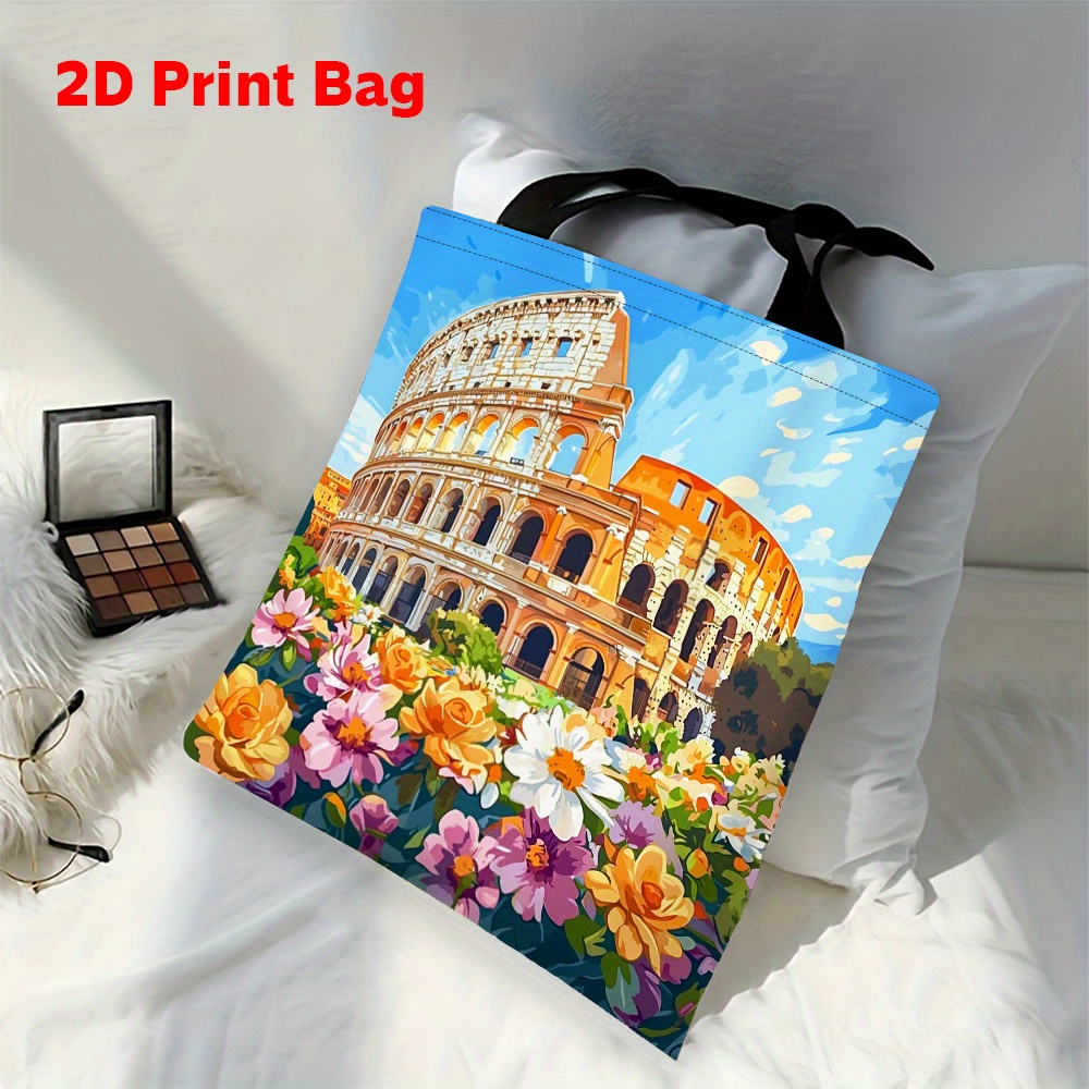 1pc bedrukte draagtas met het  - Women Bags Rome recensie en prijs