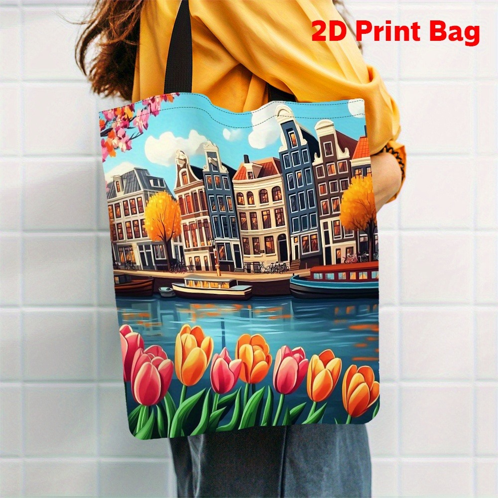 1pc bedrukte draagtas met het  - Women Bags Rome recensie en prijs