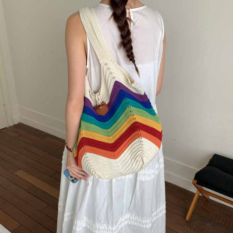 2026 Zomer Reismarkt regenboog - Crochet Market Bag recensie en prijs