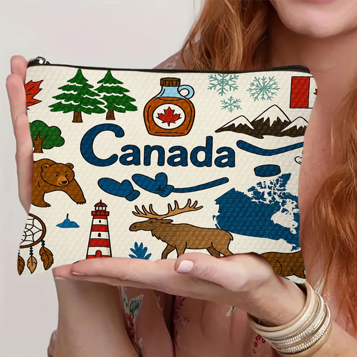 Een make-uptasje met Canada-th - Women Bags Canada recensie en prijs