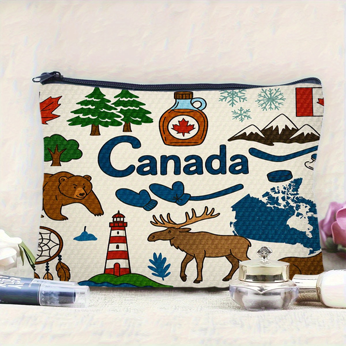 Een make-uptasje met Canada-th - Women Bags Canada recensie en prijs