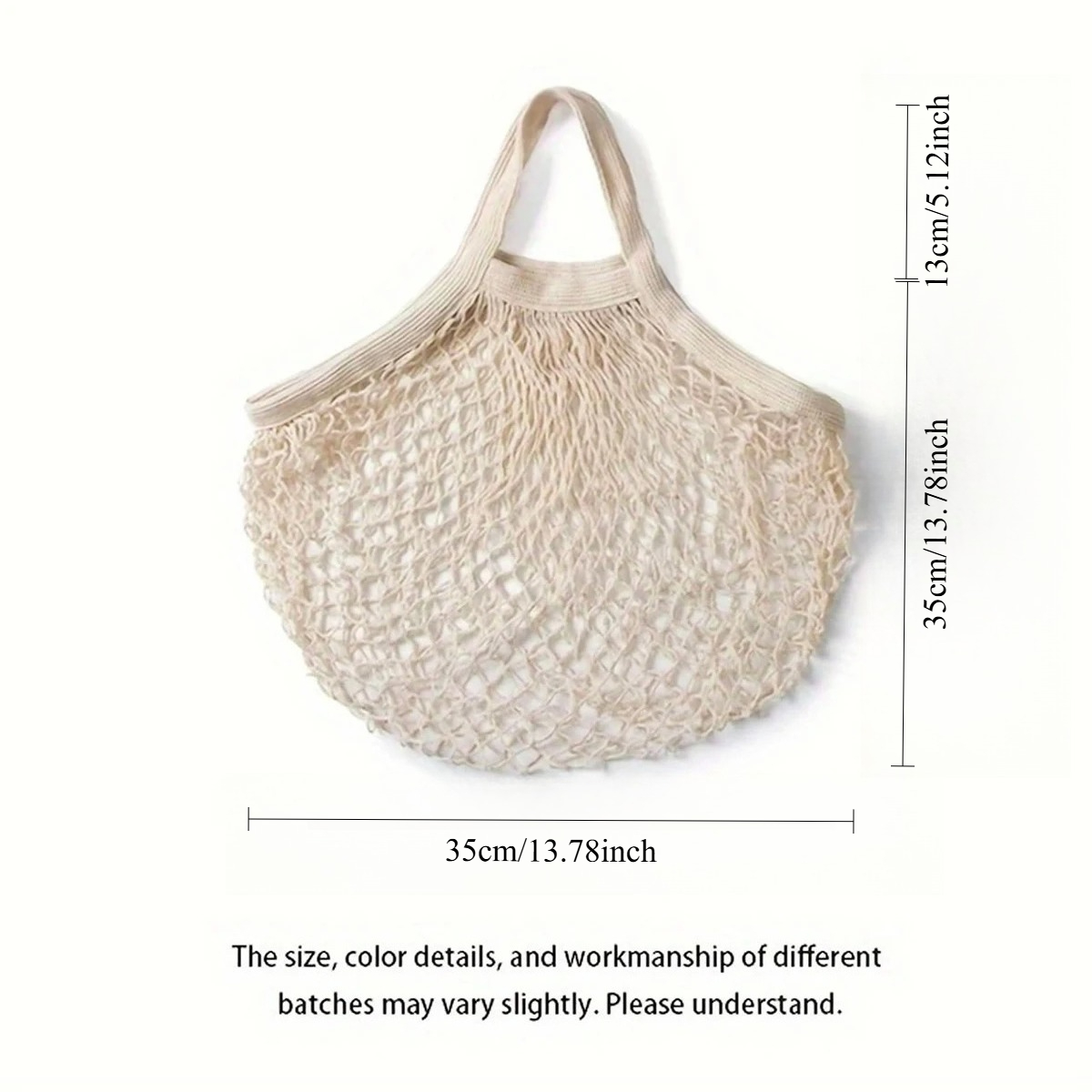 Herbruikbare katoenen visnetta - Crochet Market Bag recensie en prijs