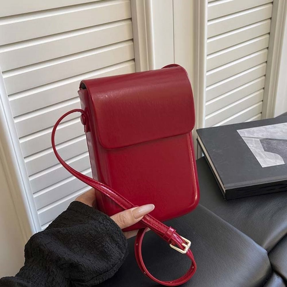 PU lederen flap crossbody tass - Phone Bag Crossbody recensie en prijs