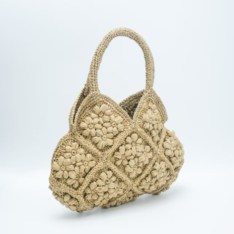 Handgemaakte papieren geweven  - Crochet Market Bag recensie en prijs