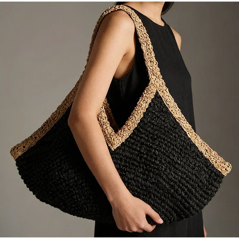 Zomer nieuwe handgeweven handt - Woven Straw Bag recensie en prijs